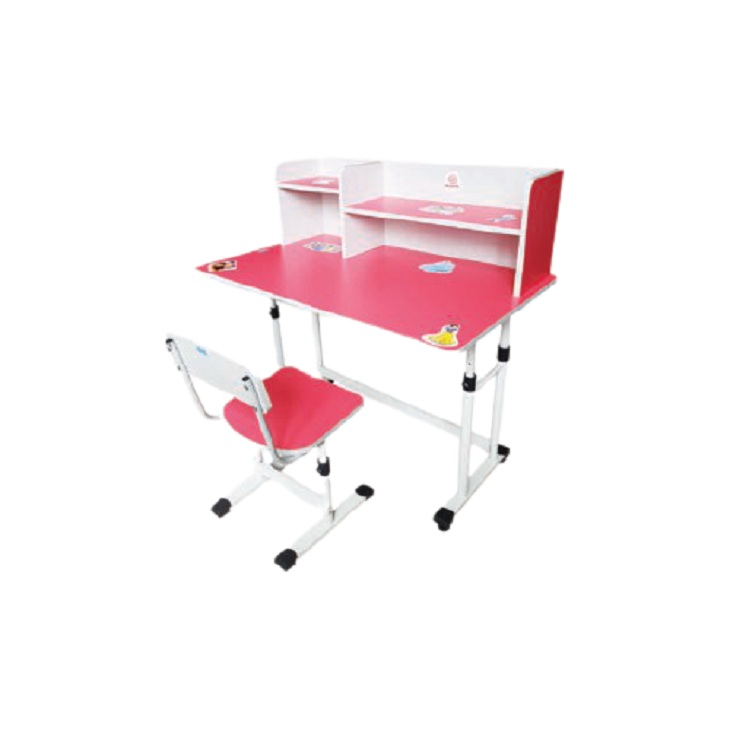 Bộ bàn ghế học sinh BHS-13-07 màu hồng, bàn học sinh xuân hòa