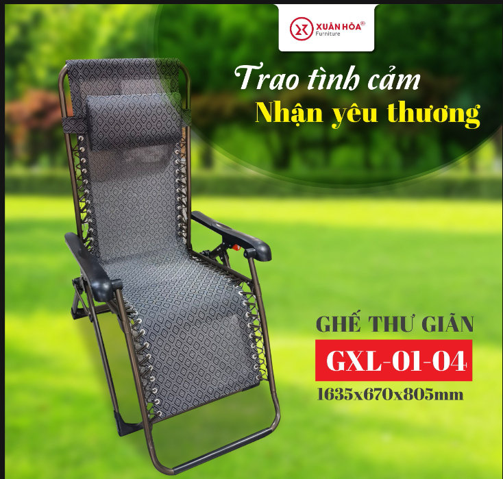 Ghế thư giãn Xuân Hòa GXL-01-04 thoi nâu